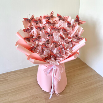 Butterfly cash flower bouquet L size